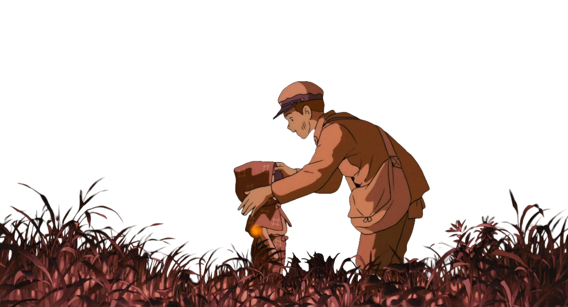 Frame from the film 'Grave of the Fireflies'